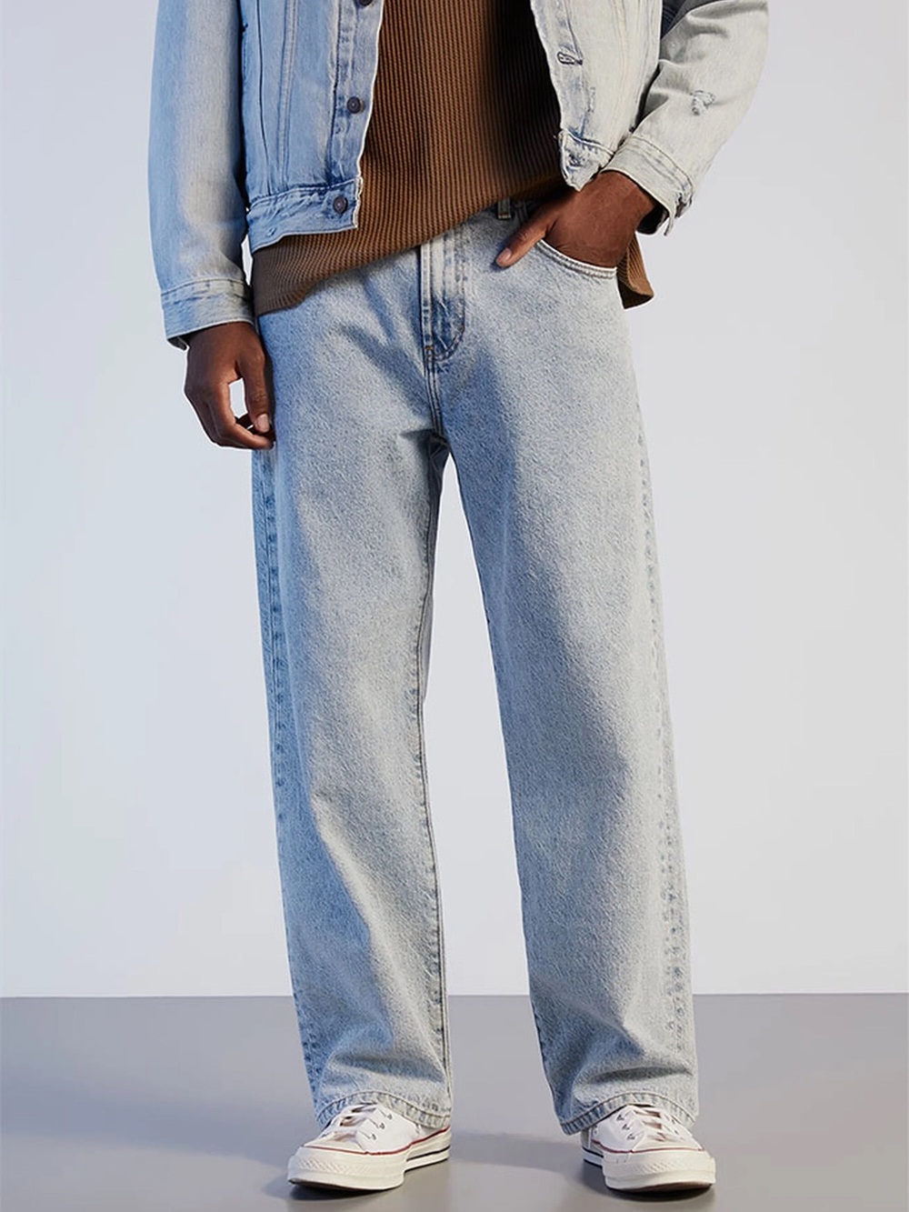 PacSun Eco Medium Indigo Baggy Jeans